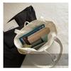 Simple Star Pattern Canvas Tote Bag for Women Large Capacity Casual Shoulder Handbag KTB