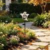 Garden Ground Stake 1/2Pcs Halloween Solar Ghost Light Spooky with LED Light IP65 Waterproof Decorative Lamp for Outdoor Pathway Lawn