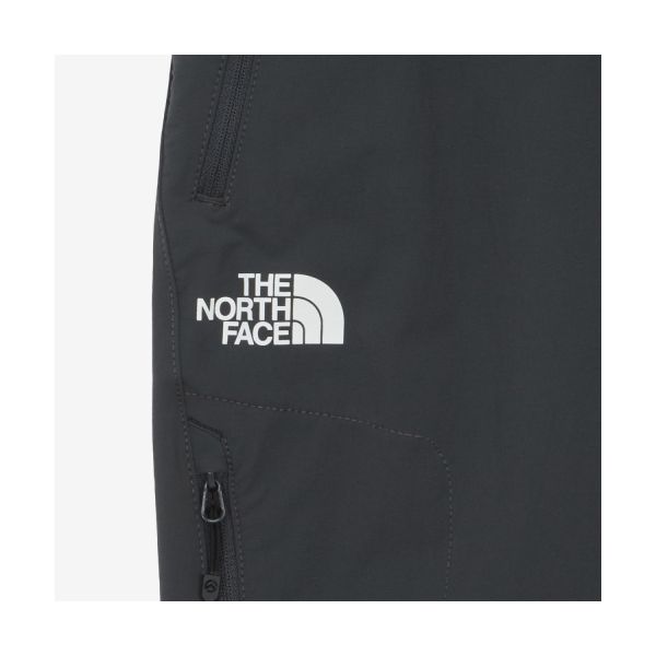 The North Face Letter Print Zipper Casual Pants Women pants Charcoal NP6NR31B
