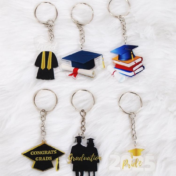 Compact and Portable Graduation Caps Bag Charm High Quality Materials Teacher Appreciation Present for Lasting Use