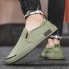 Wiosenne Jesienne Sneakersy Męskie Wsuwane Rekreacyjne Oddychające Sportowe Płócienne Wulkanizowane Buty Płaskie dla Mężczyzn Wysyłka Gratis Modne