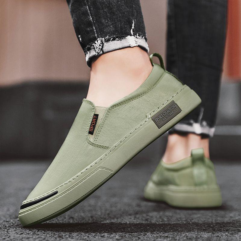 Wiosenne Jesienne Sneakersy Męskie Wsuwane Rekreacyjne Oddychające Sportowe Płócienne Wulkanizowane Buty Płaskie dla Mężczyzn Wysyłka Gratis Modne