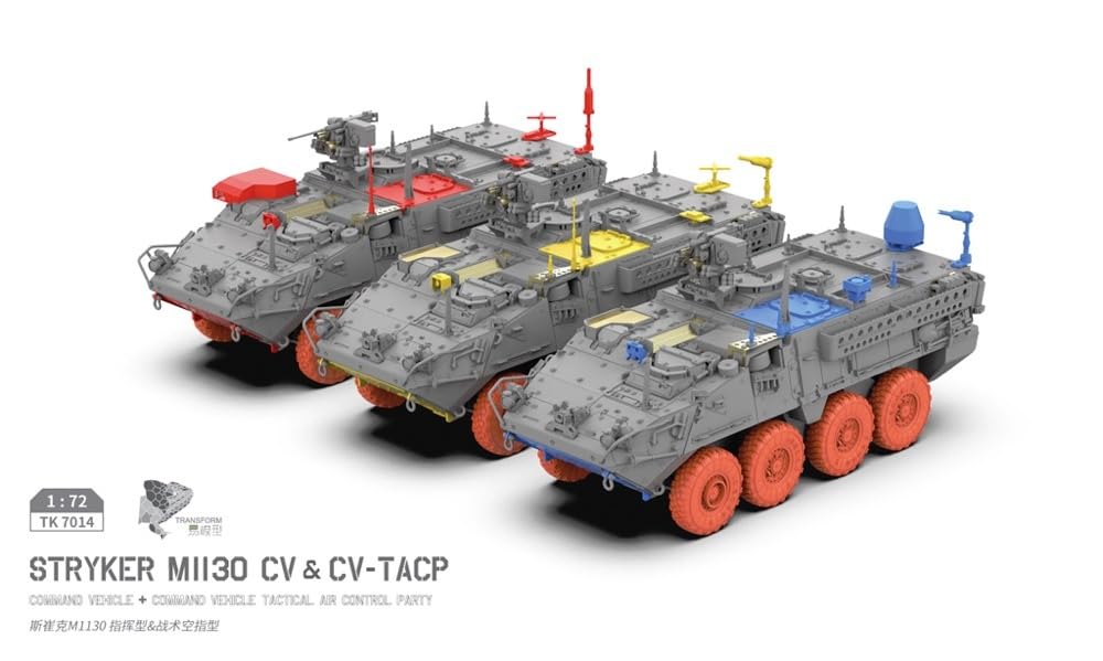 Border Models Stryker M1130 CV Plastic Model Kit TK7014 1/72 & CV-TACP 1+1 (Combat Vehicle)