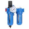 Filter Regulator and Lubricator High Hardness Zinc Alloy 2 Stage Air Compressor Water Separator Air Filter 1 4in NPT