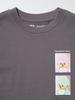 UNIQLO 488928 Monchhichi UT Relax Fit T-Shirt DARK BROWN Women Japan Limited Tee