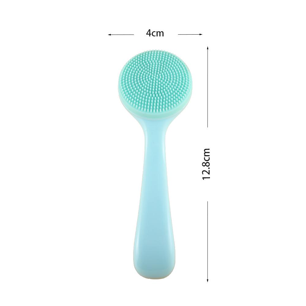 Portable Silicone Facial Cleansing Brush - Soft Touch, Makeup & Blackhead Removal Tool