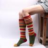 Europäischer & Amerikanischer Stil Bunte Halloween-Weihnachten Damen Kniehohe Baumwollsocken - 7 Farben