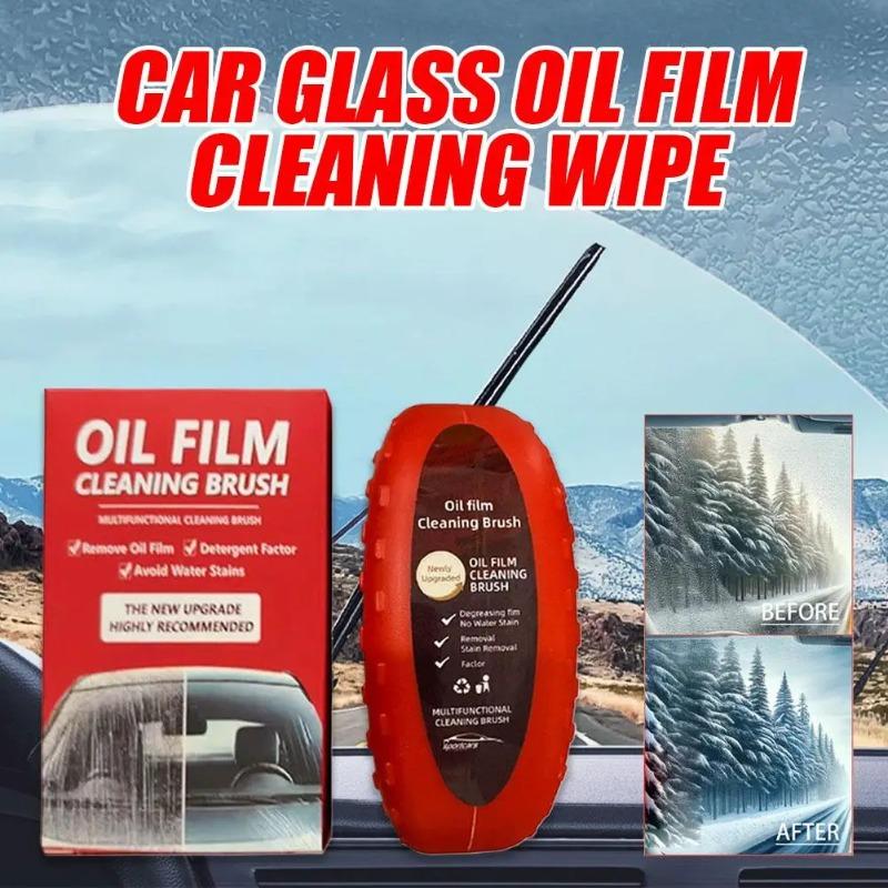 Car Glass Oil Film Cleaning Wipe Removes Dirt From Brush Mirrors Windshield Rearview Side Oil Windows Film Front And Clean