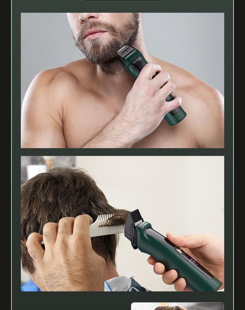 Rechargeable Waterproof Electric Hair Clipper Set