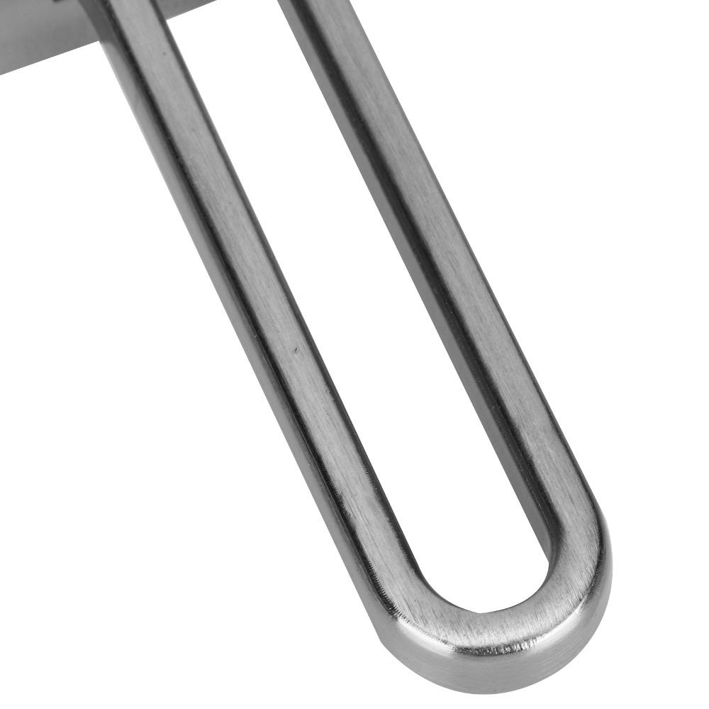 Brushed Nickel AntiTheft Lock Buckle Stainless Steel Swing Bar Door Lock  Front Door