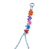Colorful Alphabet Bead Bag Charm Personalized Design Bag Hanging Pendant for Trendy Fashion Statement and Unique Style