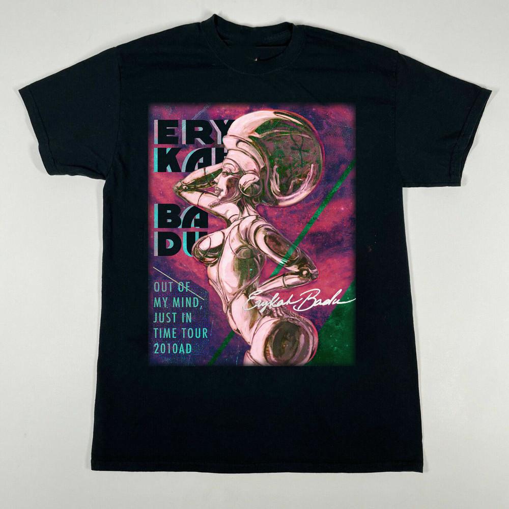 Collection Erykah Badu Singer Cotton Black All Size Unisex T-Shirt Unisex T-Shirt S