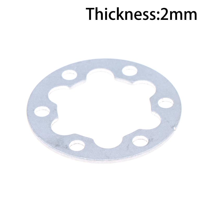 2/2,5/4/5 мм Алюминиевый сплав E-велосипед Электросамокат Тормозные колодки Проставка Шесть отверстий Дисковая шайба Колесо Велосипедная шайба 2mm