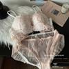 Japanese Sweet Underwear Women's Small Breasts Gather Without Steel Rings, Chest Lift Shows Big Lolita Cute Lace Girl Bra Cover