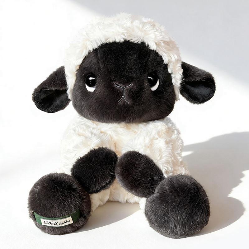 Schaf-Plüschtier mit superweichem Kurzplüsch für Geburtstagsgeschenk für Kinder