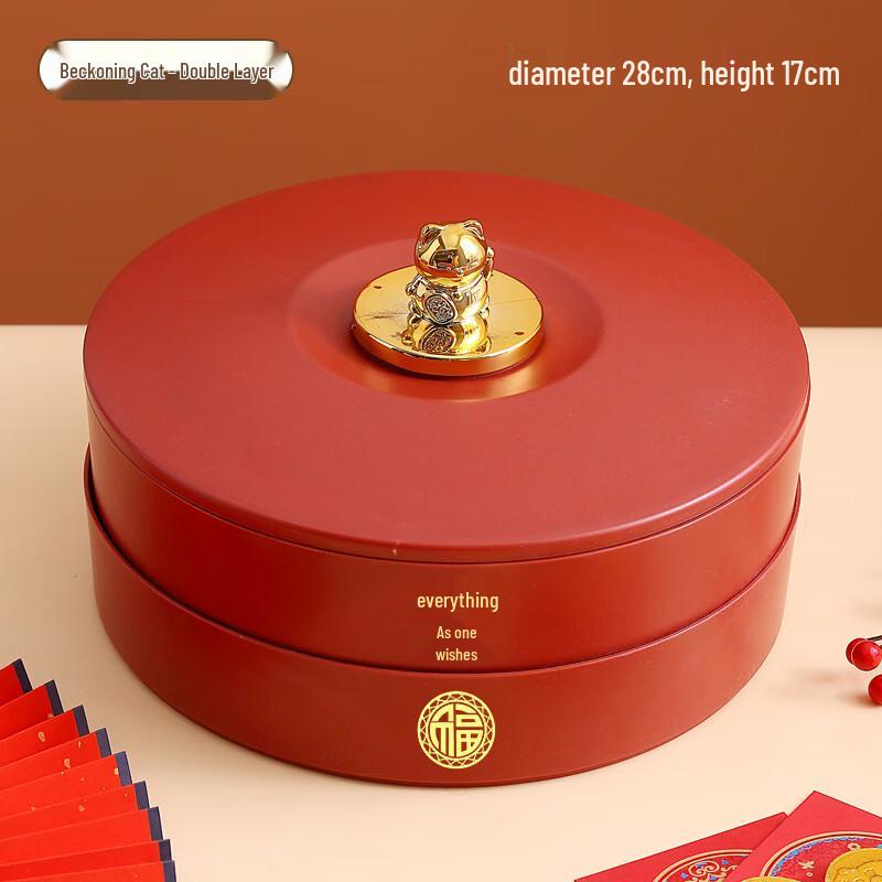 

UOSUUOSU Double-Layer Fruit Plate One Size
