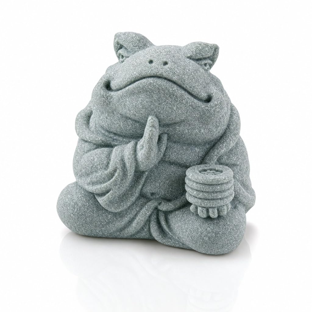 Товары Hyack Frog, Фигурки лягушек, Садовые украшения, Талисманы, Целебные предметы, Камень