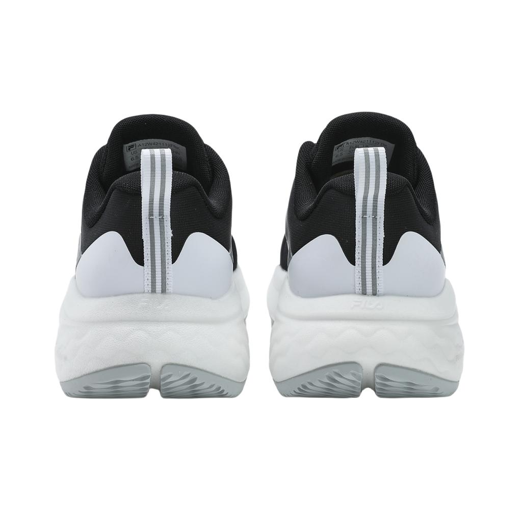 Fila Nuvole 2 Versatile Soft Sole Fabric Shock Absorbing Durable Mid-Top Running Shoes Women Sneaker Black A12W421112FBK