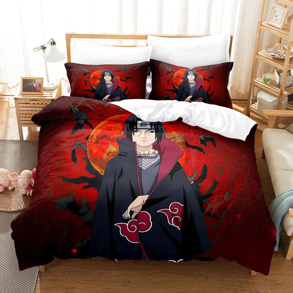 Bedding Three-Piece Set 3D Digital Printing Hokage Uchibo Ferret Series Kit