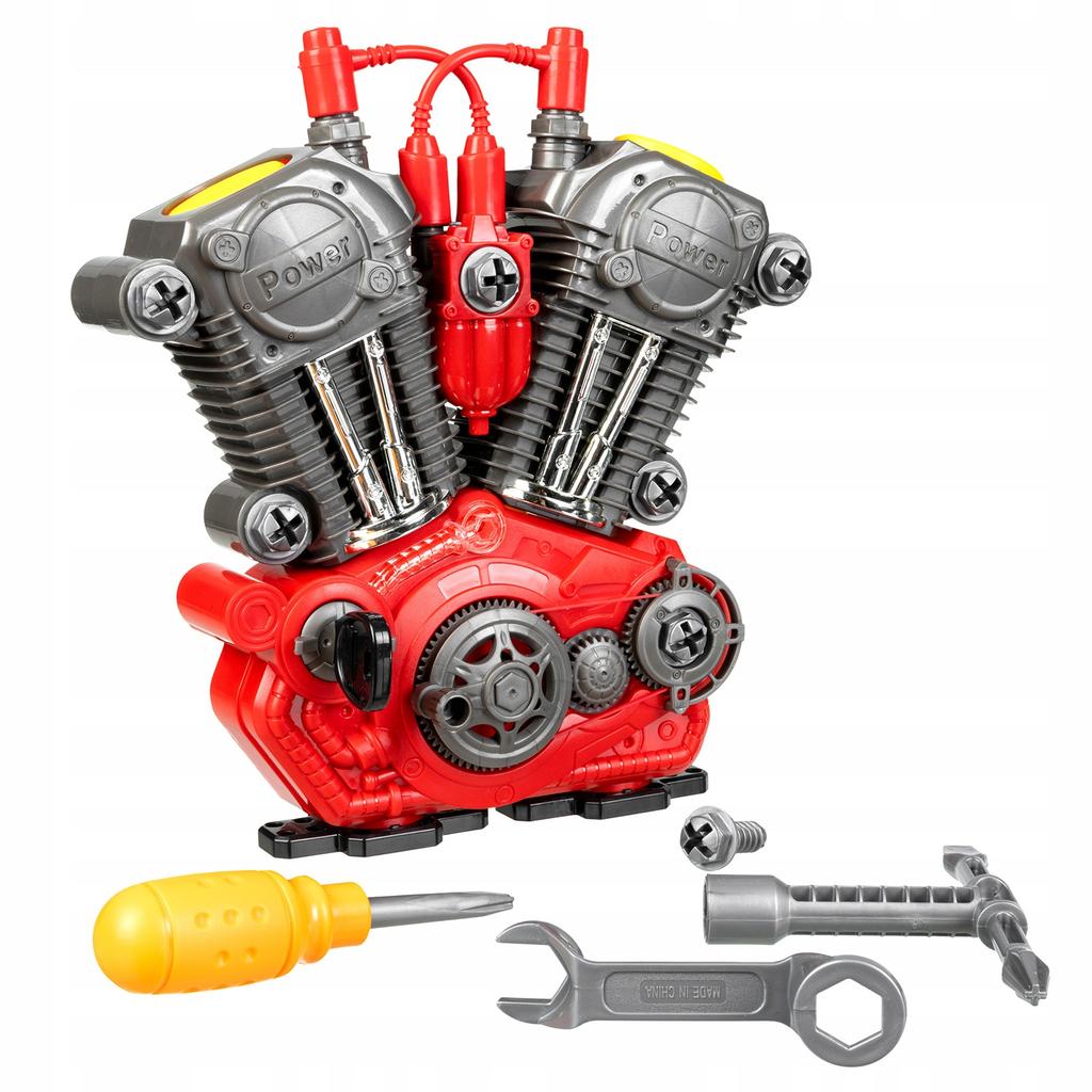 Engine For Unscrewing Screwing Parts Little Handyman Mechanic Kit