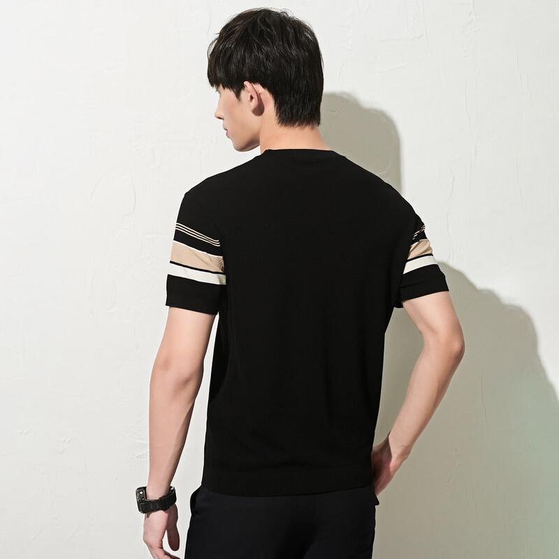 Men's Striped Casual Short Sleeve T-Shirt