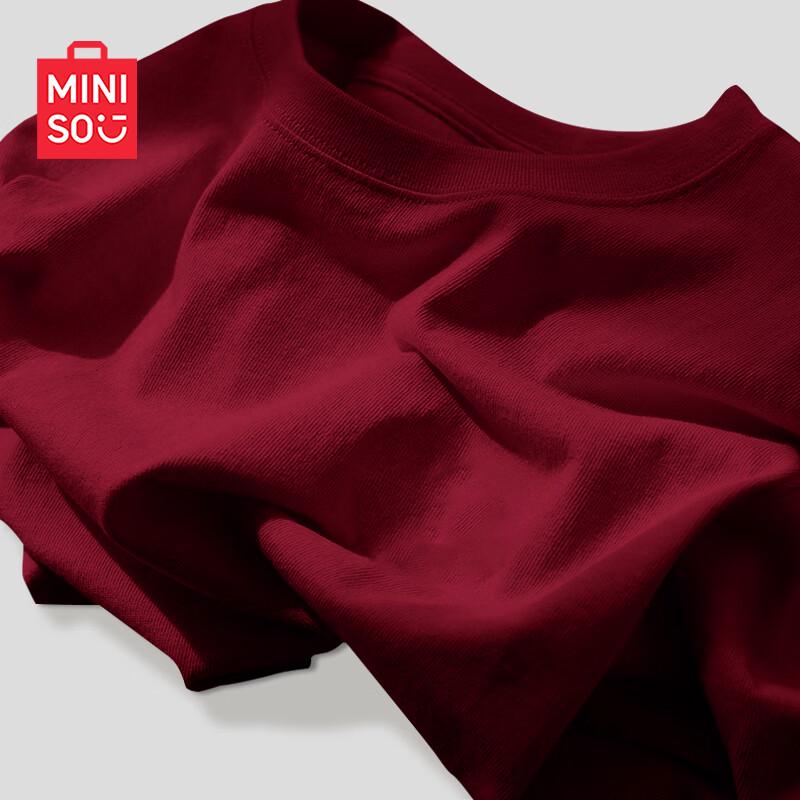 MINISO Women s Summer Pure Cotton Loose Fit T-shirt L