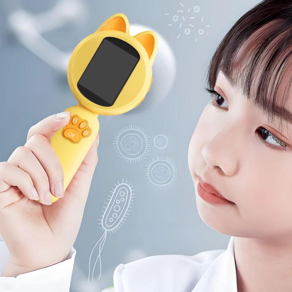 LED Lights Digital Microscope 100X Magnification Coin Magnifier  Educational Science