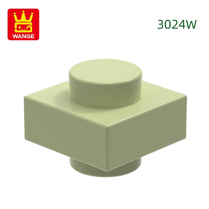 Non-Toxic 549Pcs/Lot 3024W 1X1 Double Cylinder Block Moc Color Accessories Compatible With Brick Diy Children'S Toy S1355