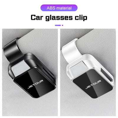 Clips Porte-Lunettes Universels pour Pare-Soleil de Voiture Pour Chery Jetour DASHING X-1Plus X70SM X90 X95 T2 Porte-Rangement Lunettes de Soleil Intérieur de Voiture