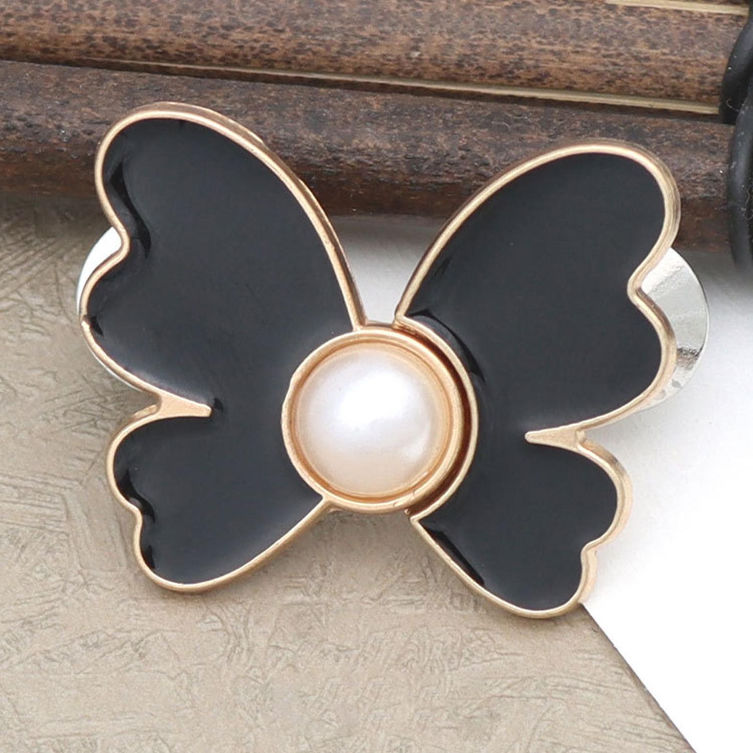 2 Pcs Four Leaf Clover Pants Brooches Buckle Pins Tighten Waist Waist Clip Adjustable Snap Detachable Button For Pants Jeans