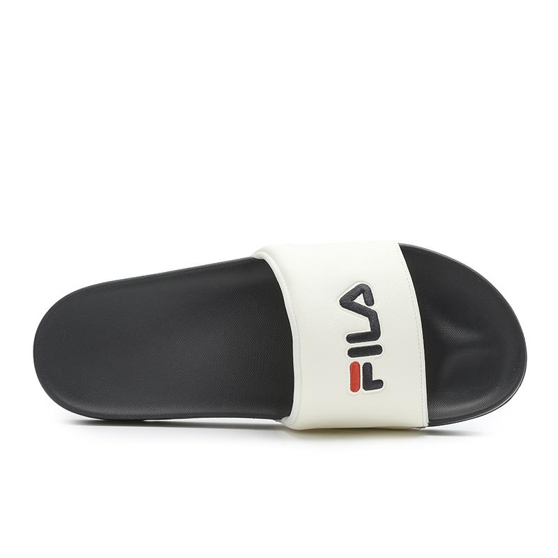 FILA Drifter Fashion Versatile Casual Comfortable Retro Slide Sandals Men Footwear Off-White F12M422504FAW