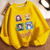 Children's Loose Demon Slayer Hoodie, Spring and Autumn Boys' and Girls' Casual Round-neck Coat