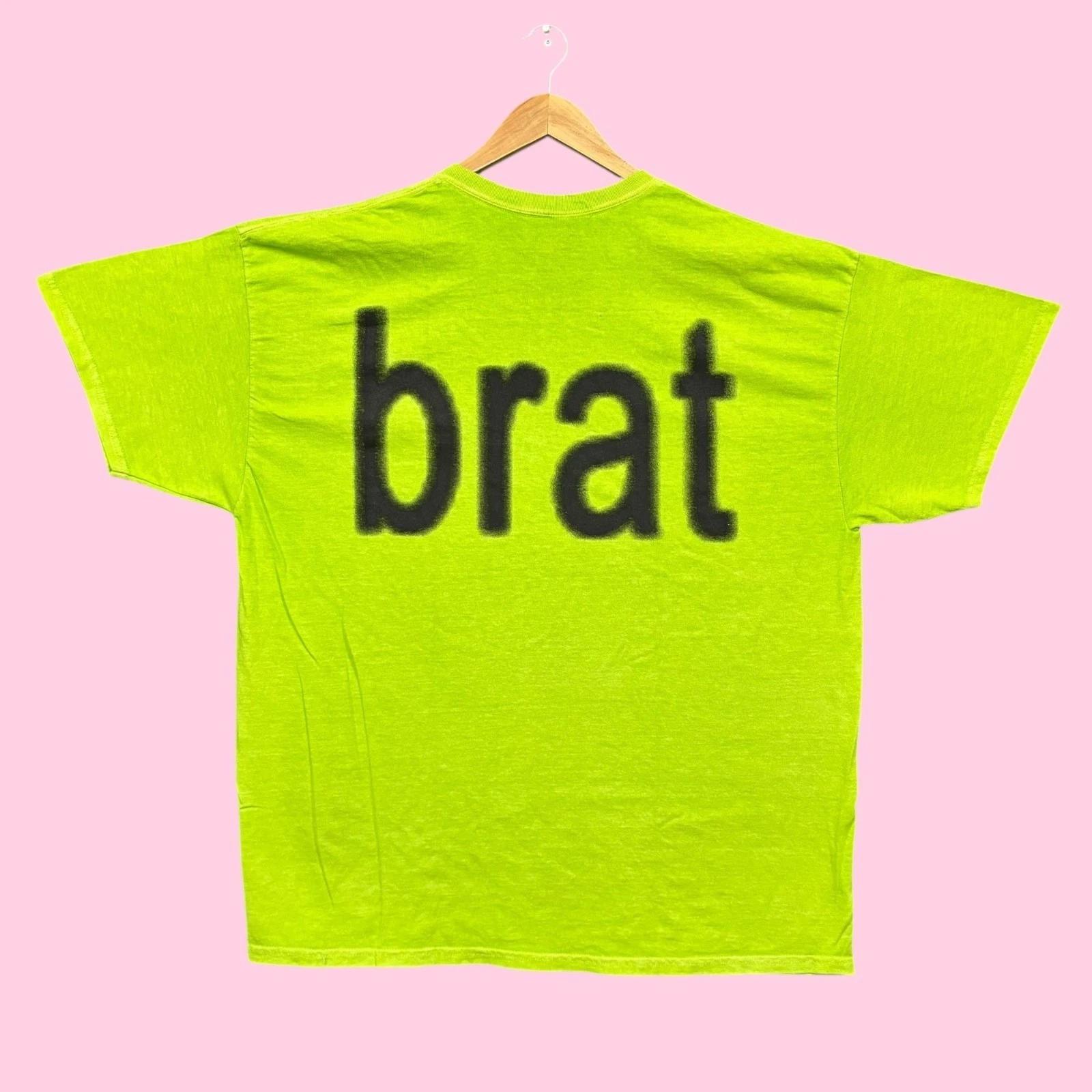 Charli XCX Brat Hyperpop Album Logo Tee XL S