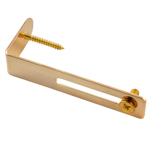 Musiclily Basic Steel Les Paul Pickguard Bracket for LP Electric Guitars, Gold