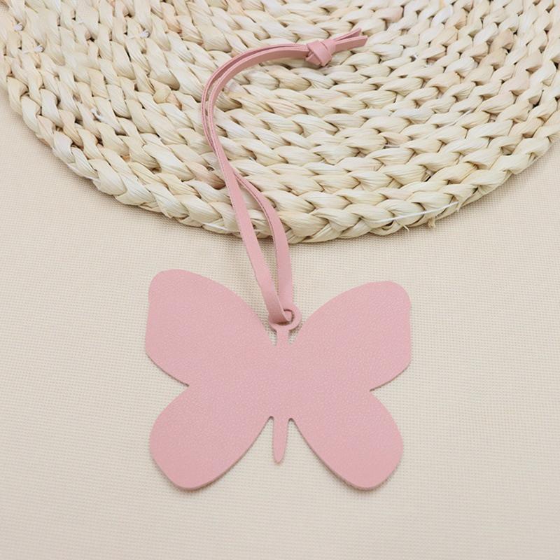 

Clear Small Butterfly Leather Pendant Style Pendant Women S Bag Pendant Car Accessories Pendant
