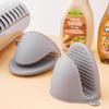 2pcs Oven Mitts Silicone Heat Resistant Pinch Mitts Anti Scalding Non Slip Gloves Clips Pot Holder Cooking Baking Oven Mitts