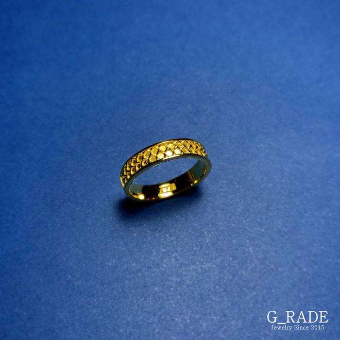 G_Rade Pattern Logo Layered Ring Plating Ver No.4 (C Type)