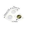 50Pcs  White Cardboard 2x2 Mylar Coin Holders with Storage Box Holder Cardboard Coin Holders Storage Case 17.5-40mm