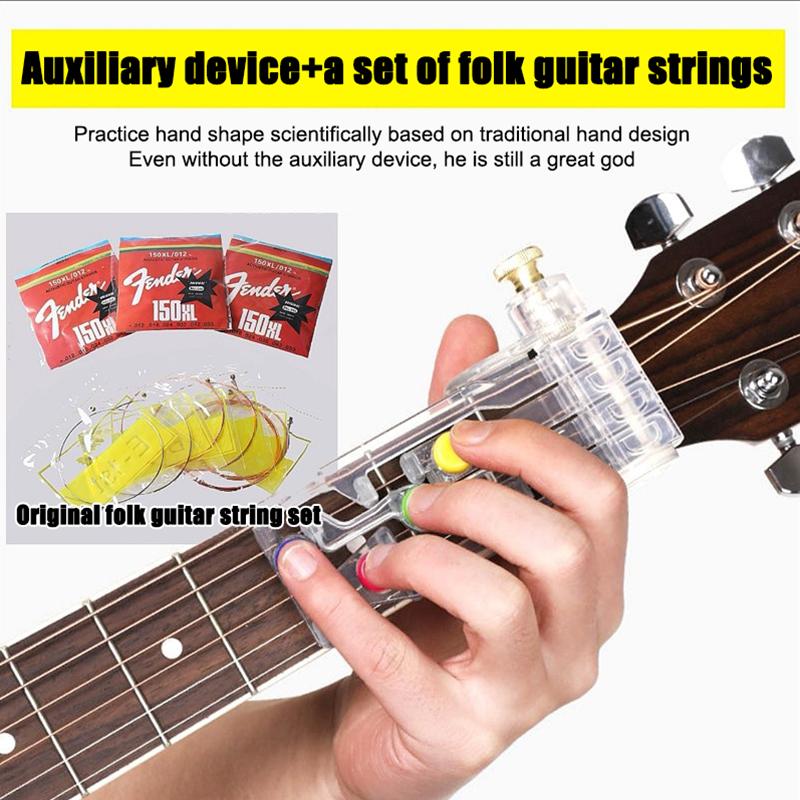 Kytara Začátečník Trénink Nástroj pro učení akordů Nástavec pro bezbolivé prsty Cvičební příslušenství