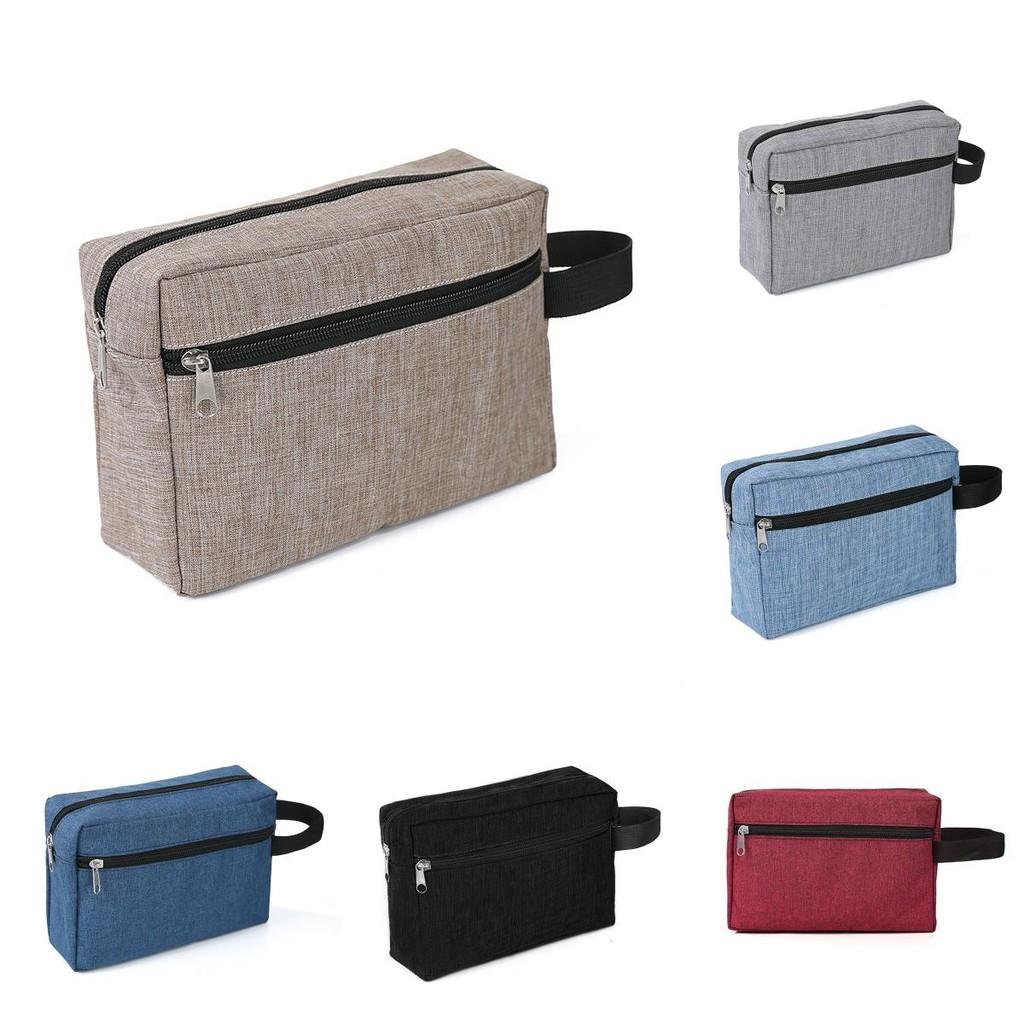 Versatile Layer Double Toiletry Bag Holder Hand Strap Outdoor Home Use Supplies