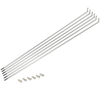 HOSHI SPOKES 13 X 273 FIX Spokes SB Stainless Steel 1 Set of 6 Pieces with Nipples 6 Pieces (6 Pieces) #13