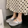 Summer Wear Mesh Bag Head Slippers Women 2025 New Breathable One-pedal French Thick-soled Hollow Soft-soled Slippers Women
