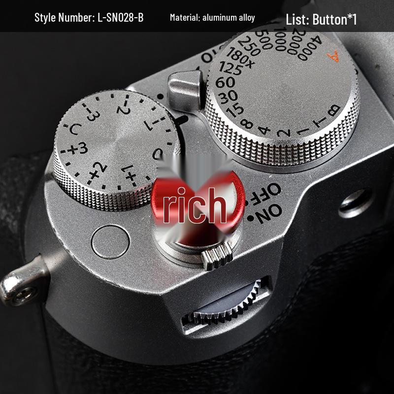 Fujifilm & Nikon Camera Shutter Button Cap for XT Series & ZF