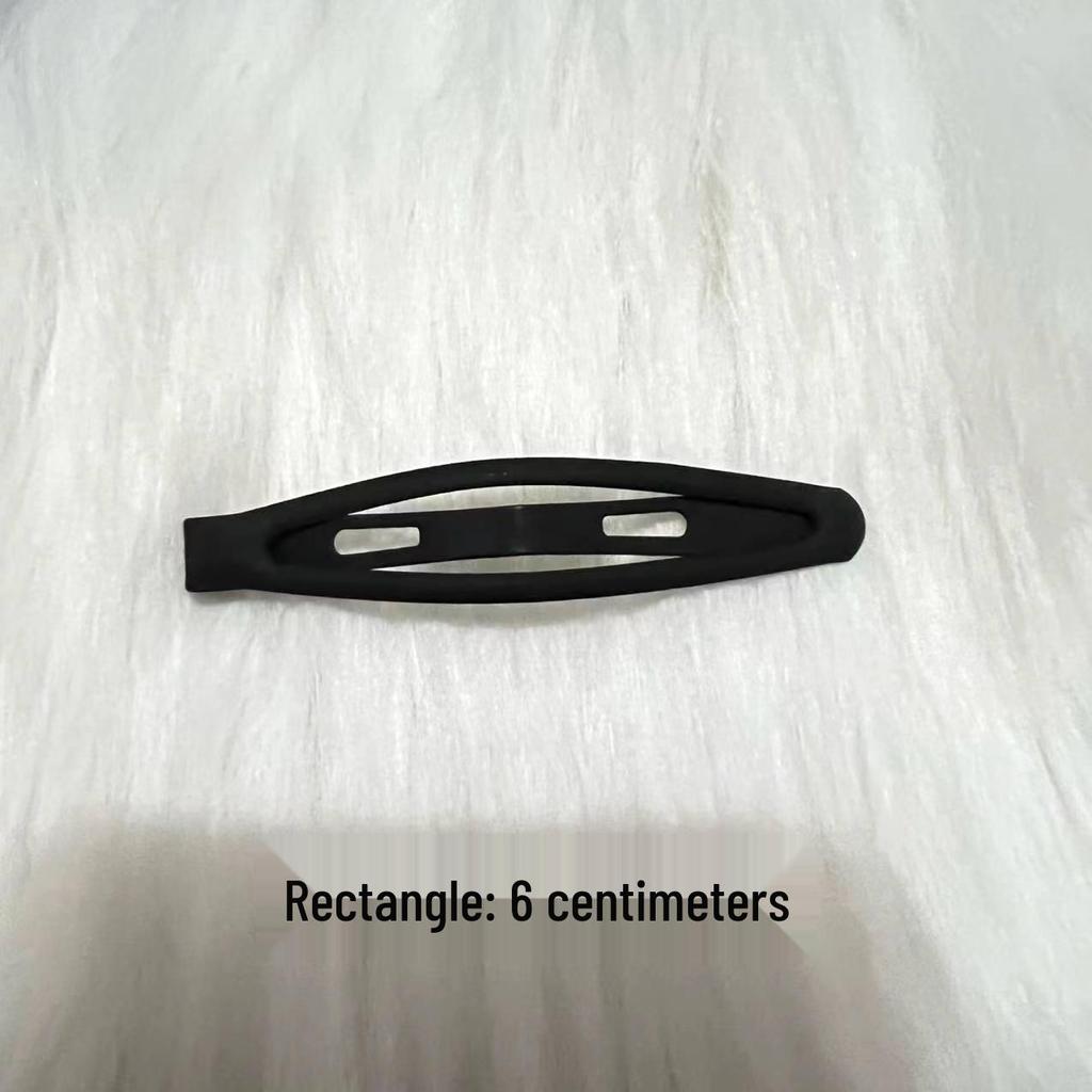 Korejské matné černé sponky do vlasů pro ženy - ofina, postranní a ozdobné sponky