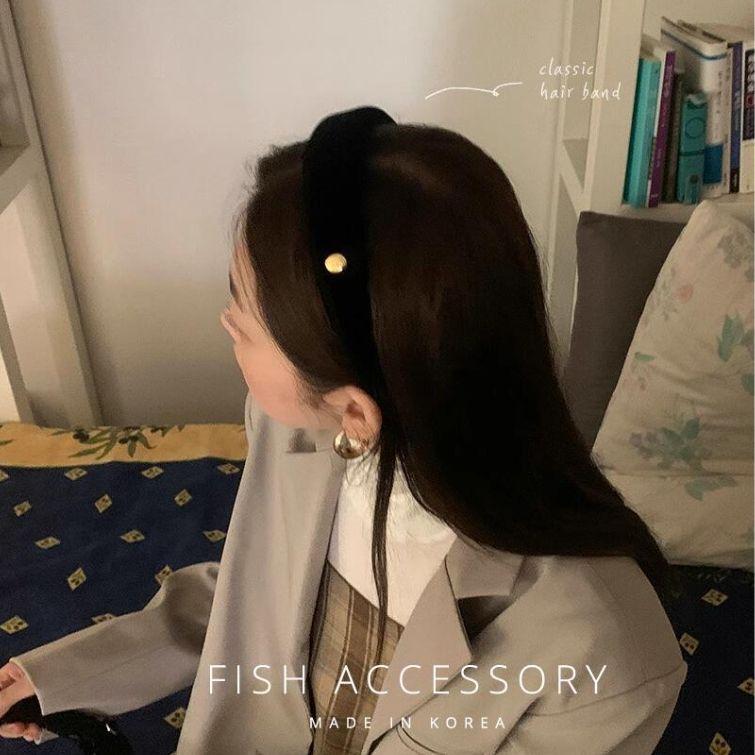 Retro Velvet Hairband and Headband, Delicate and Comfortable, High Top Pressure Hairband