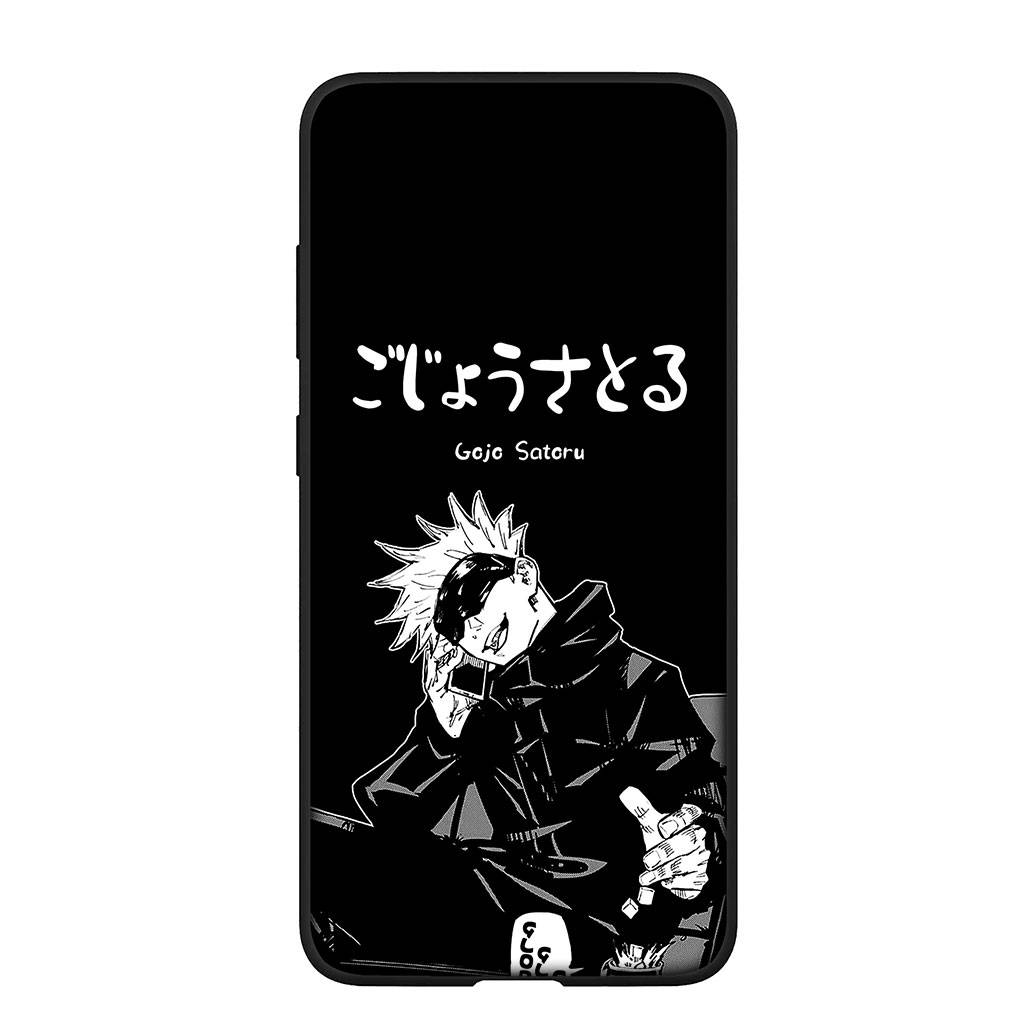 Phone Case for Samsung Galaxy S25 S24 S23 iPhone 16 15 Xiaomi Redmi Note 14 13 12 16E X 11 Pro Max OPPO Moto Huawei Jujutsu Kaisen Gojo Satoru Cover