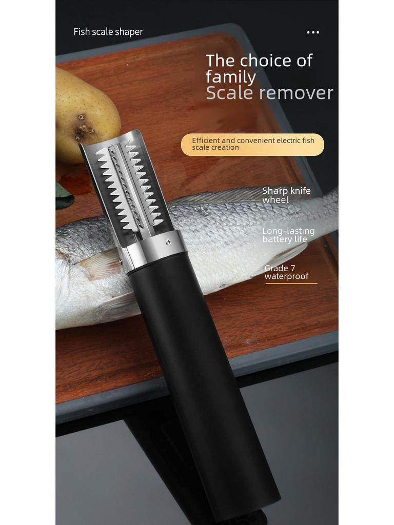 Cordless Electric Fish Scale Remover Scraper for Commercial and Home Use