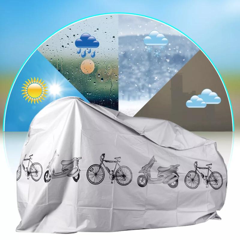 Outdoor Waterproof Bike Cover Motorcycle Hood Rain Sun Protection Dust Rust