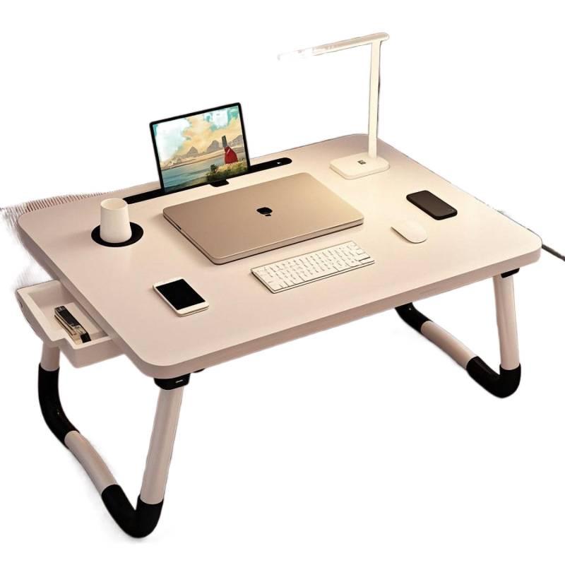 Foldable Bedside Desk Laptop Table: Student Dormitory Writing Desk & Small Table