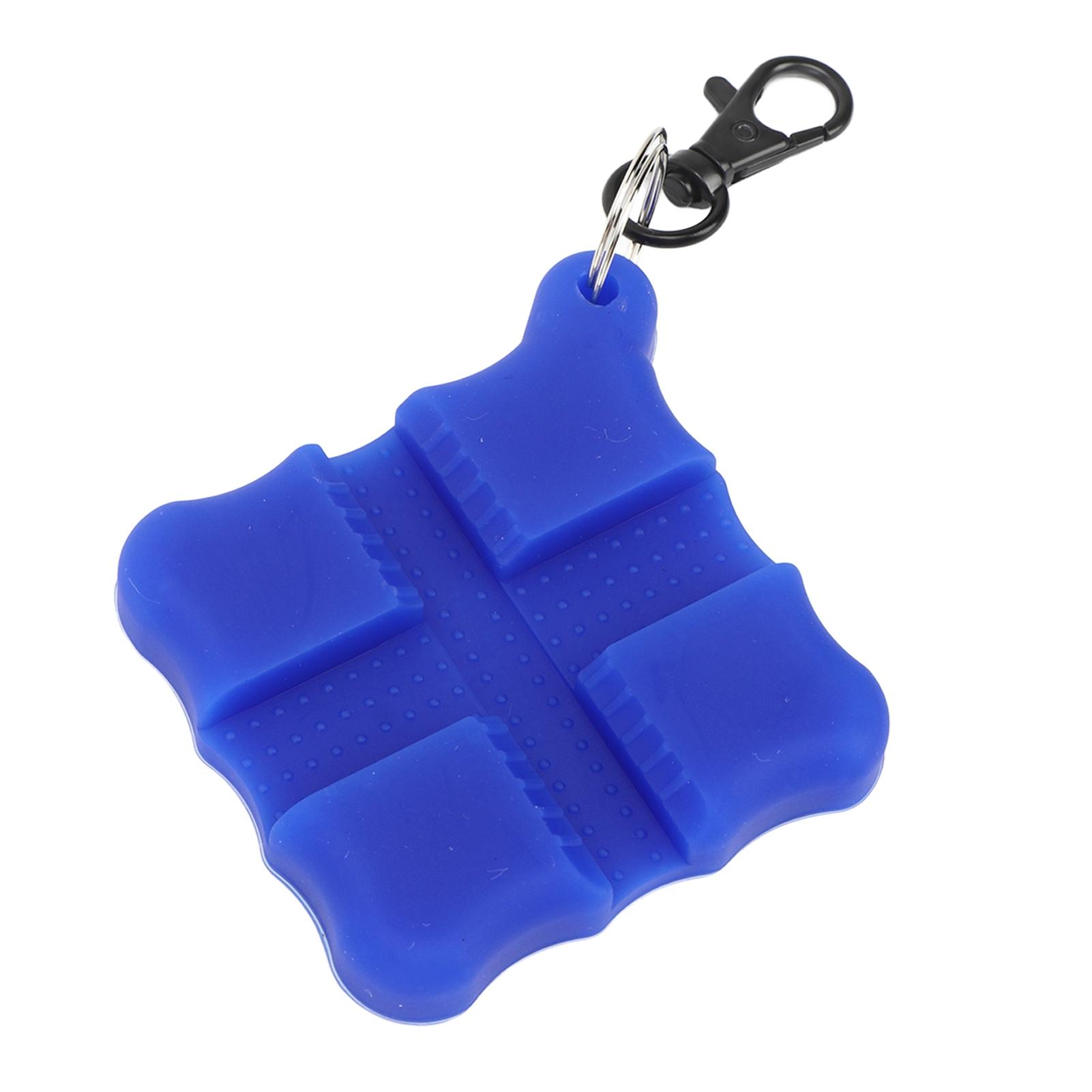 Pijltrekker voor boogschieten, grijper, doelwitverwijderaar, siliconen vierkant, pijltrekker voor boogschieten, rood Blue blauw